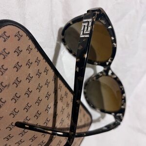 Versace Collection Black and Brown Sunglasses